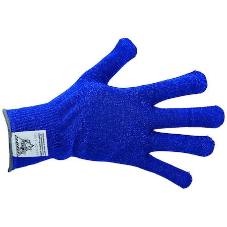 Workhorse Color-Coded Cut-Resistant Hand Protection Gloves, FDA-Compliant, A8, 13 Gauge WH A513-BLU-2XL