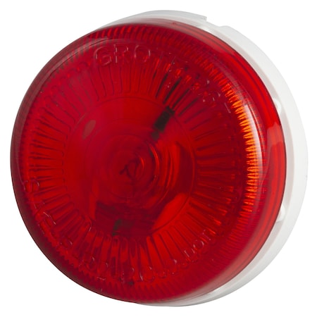 Grote Marker Lamp, Surface, Single Bulb, Red 45412