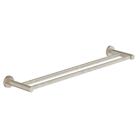 Symmons Dia 18 inch Double Towel Bar with Mounting Hardware 353DTB-18-STN