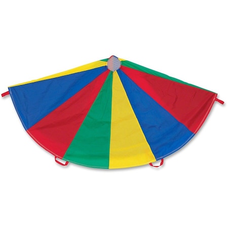Champion Sports Multi-Colored Parachute, 12 Foot Diameter, 12 Handles NP12