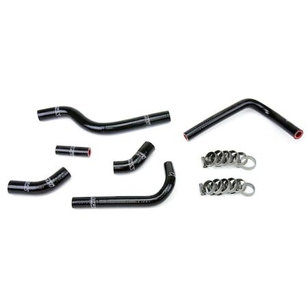 Hps Performance High Temp Reinforced Silicone Radiator Coolant Hose Kit, Black,  57-1252-BLK