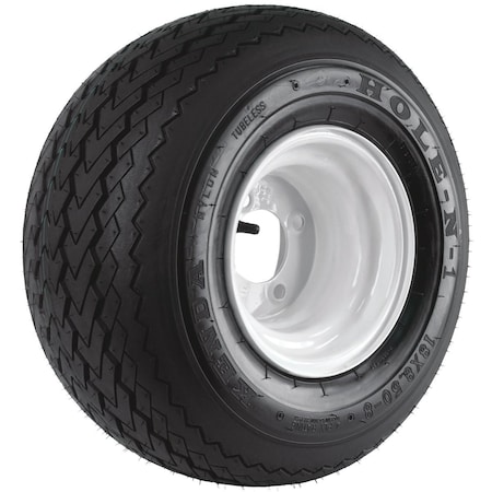 Kenda Loadstar Golf Cart Assembly 18x850-8 4ply Sawtooth 4 Hole 858GK4W-4SWI