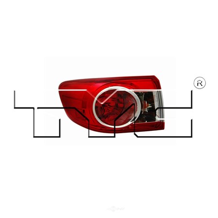 Tyc Capa Certified Tail Light Assembly 11-6364-00-9