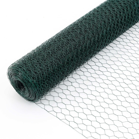 Wrightmaster 43.2 in. x 157 ft. 19 Gauge Hexagonal Flexible Poultry Fencing ZOR-CP0021