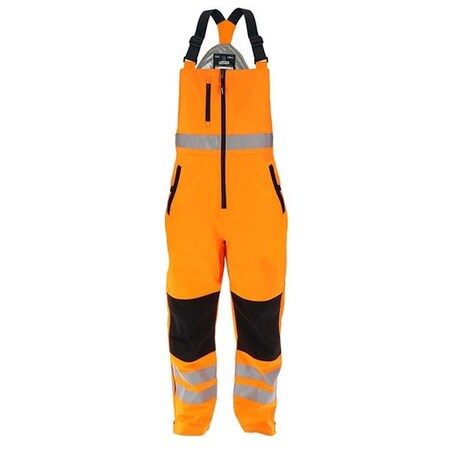 Refrigiwear High Visibility Overalls, Orange, L 7192RHVOLARL2