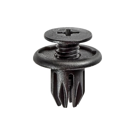 Auveco Acura Push-Type Retainer 20mm Head Diameter 15mm Length, 15PK 17267