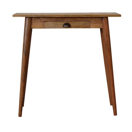Homeroots 32" Brown Solid Wood Writing Desk 723444