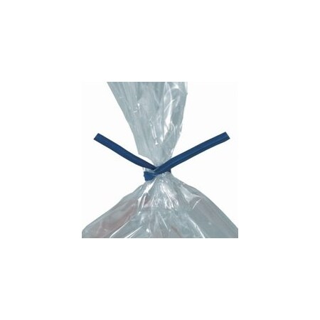 Bubblefast 2000-7 x 5/32'' Blue Paper Twist Ties, 2000PK BFPBT7B