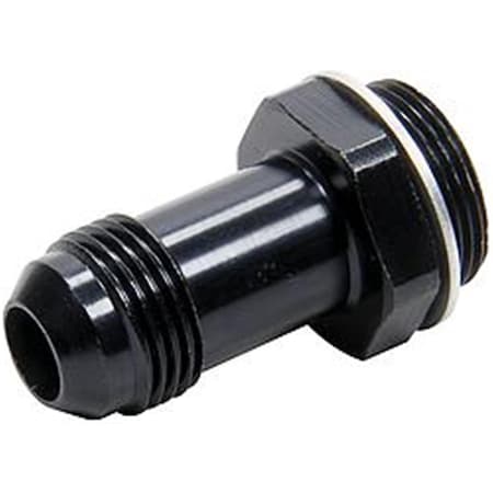 Allstar Performance 0.87-20 in. to Male -8 AN Aluminum Carburetor Fitting for Holley, Black ALL50906