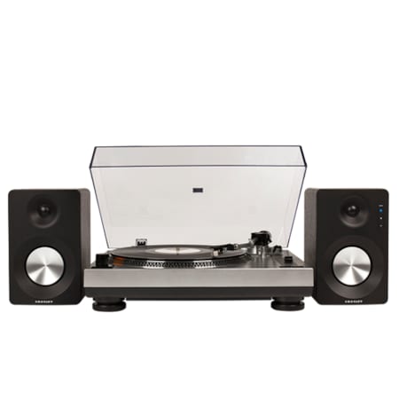 Crosley Radio K100A Record Player With S100 Speakers K100A-SI