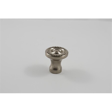 Residential Essentials Beaded Mushroom Cabinet Knob- Satin Nickel 10308SN