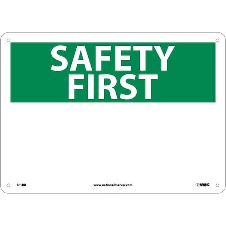 Nmc Safety First Sign, SF1RB SF1RB