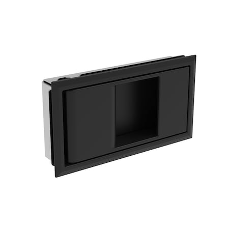 Southco Multi-Point Compression Latch Actuator, Non-Locking Handle Style, Zinc alloy, Black M3-10