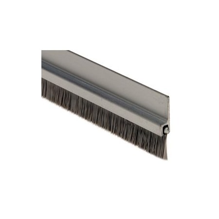 National Guard Products 36in Nylon Brush Sweep, 7/16in Gray Brush, 5/8in Anodized Aluminum A605A 36IN