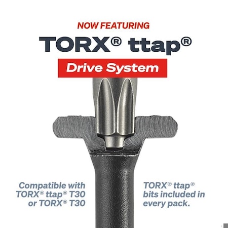 Fastenmaster Headlok Torx Ttap None Carded Bit Pack, 2PK FMTTAPT30BIT2PK