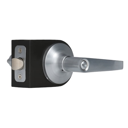 Global Door Controls Franklin Series Light-Duty Residential Sterling Lever, Grade 3 Privacy in Brushed Chrome GLS40SFRA-626