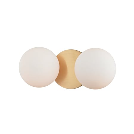 Hudson Valley Lighting Baird 2 Light Bath And Vanity 11 In. Aged Brass 9082-AGB