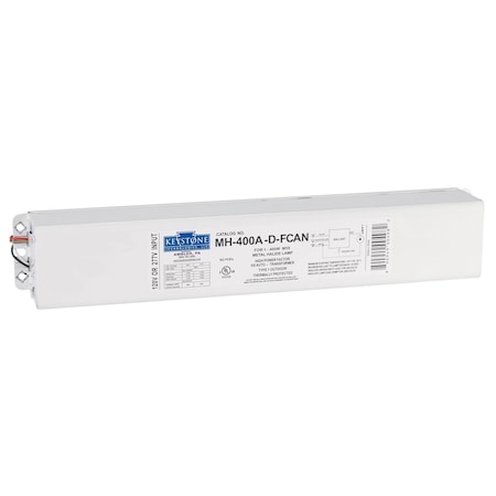 Keystone 400W Metal Halide F-CAN, 120/277 Volt MH-400A-D-FCAN