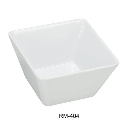 Yanco Rome Square Bowl, White - 10 oz, 72PK RM-404