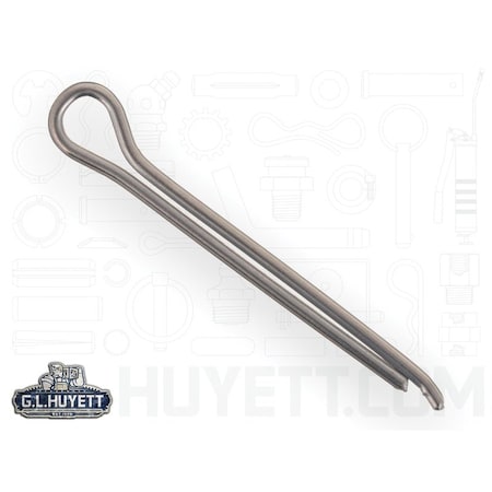 Huyett Hammerlock Cotter Pin, Carbon Steel, 0.219 in Dia x 2.500 in Effective Length CPH-218-2500