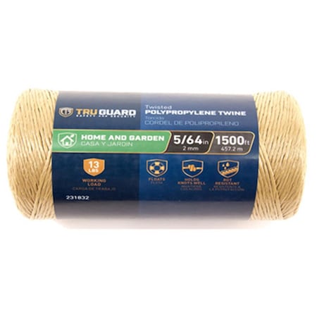 Mibro Group 1500 ft. Tru-Guard Brown Tysal Polypropylene Twine 231832