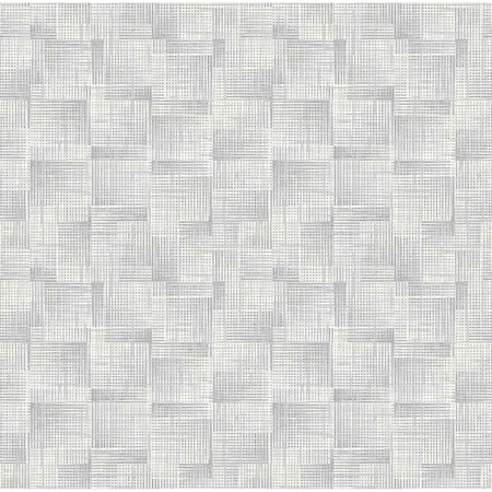 A-Street Prints Ting Light Blue Lattice Wallpaper 2972-86158