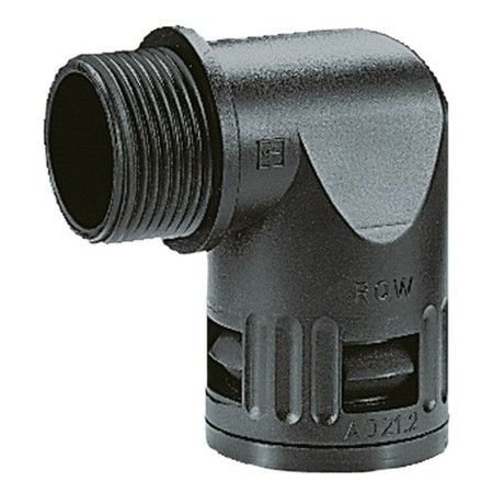Flexa Gmbh RQW1-M OD 13 Thread M12 x 1.5 IP 66 90 Deg Black 5020.051.212