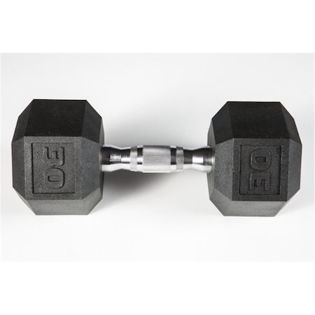 York Barbell York Premium Pvc Hex Dumbbell with Chrome Ergo Handle - 30 lbs 37011