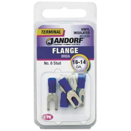 Jandorf Specialty Hardw 60888 Vinyl Insulated Flange Terminal 1614 ga., 6 in. Stud 3400868