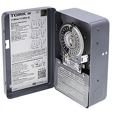 Nsi TORK 1100 Timer Switch, 40 A, 24 hr Time Setting 1109A