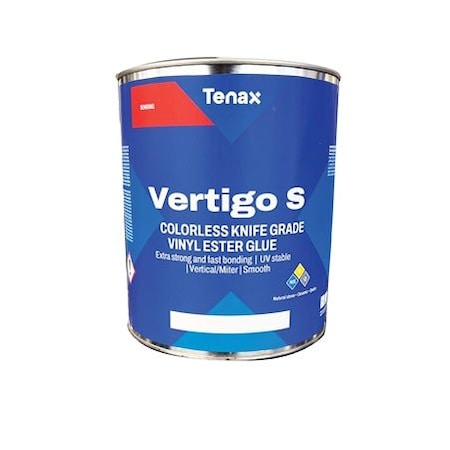 Tenax Vertigo S Fast Drying Knife-Grade Glue - 1 Gallon. Made to Work With Marble, Granite, Quartz, Ceram TVSg