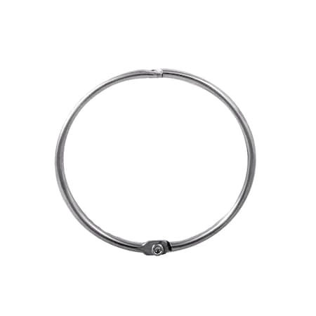 Kenney Mfg Rust-Resistant Metal Circular O-Ring Shower Curtain Rings, Set of 12, Chrome KN96004