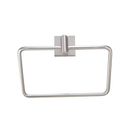 Paradise Bathworks Rapture, Towel Ring, Satin Nickel 70028