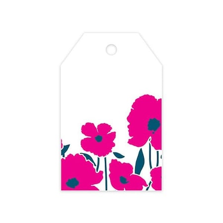 Pennies Poppies Gloss Gift Tag 225X35 50PK