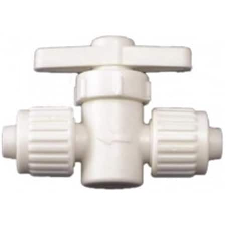 Flair-It 0.5 in. Stop Valve Straight Comp 481093