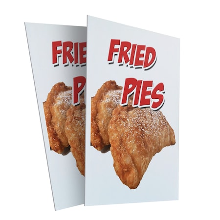 Signmission Fried Pies, Plastic Signs Only 24 Inch x 36 Inch, Corrugated Plastic, 2PK CSB-2436-2PACK-Fried Pies