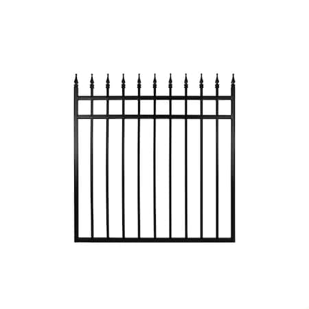 Nuvo Iron 45in Wx46in H Tiger Eye Gate, 48in W Openings, Self Close Hardware w/Double Side Handle 2x2 Hinges ITG04546