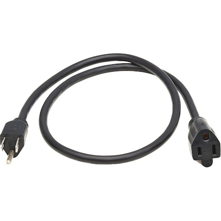 Tripp Lite Power Cord, 3 ft, Black, 16 AWG P022-003-13A