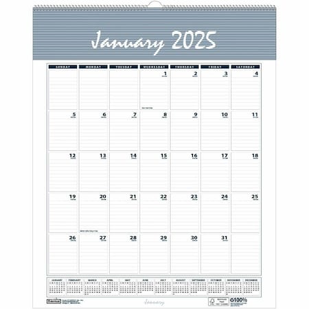 House Of Doolittle Wall Calendar, 8.5'' x 11'', 2025 331HD