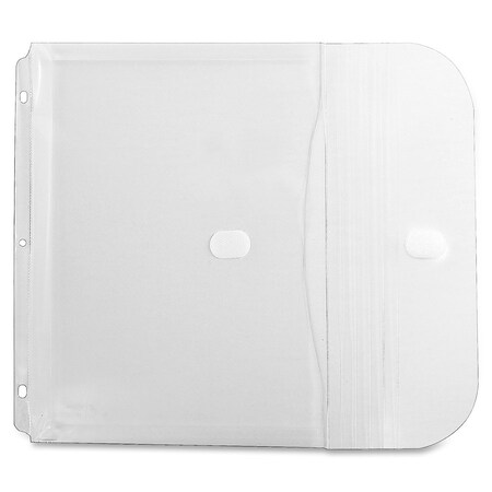 C-Line Products Letter File Pocket, No Color, 5PK CLI57537