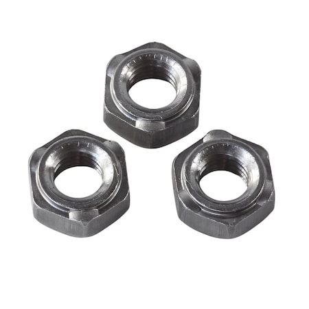 Buckeye Hex Weld Nut Locking, 3 Projection, PK10 HL3L M10