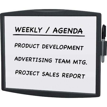 Fellowes PLASTIC PA DRY ERASE BOARD - DARK GRAPHI 75905
