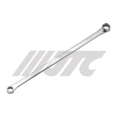 Jtc Auto Tools Extra long 17x19mm offset box wrench - CR-MO steel for pulley & water tank screws 3222