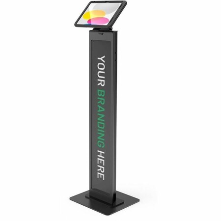 Compulocks iPad 10th-11th A16 Gen PowerMove Brandable Floor Stand Black 140BPMIP109