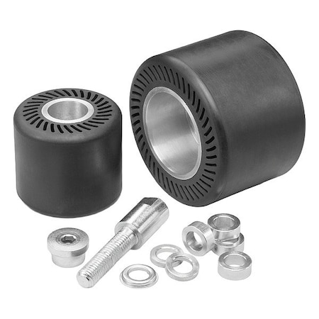 3M Slotted Expanding Drum, 2 in Dia, 1 in W 77720