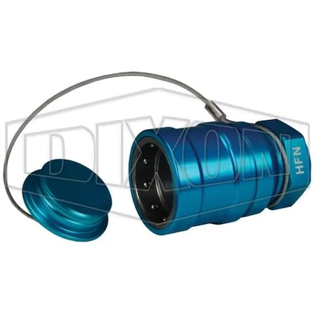 Dixon FloMAX High Flow Nozzle with Plug, 1 in Inlet, Anodized Aluminum Body HFN-P3