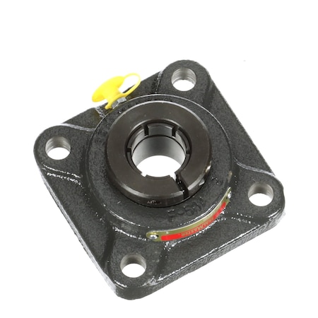 Sealmaster Mounted Cast Iron Four Bolt Flange Ball Bearing - 52100 Bearing Steel, Black Oxided SF-16TC