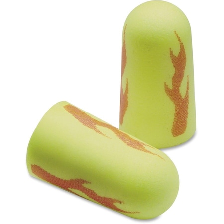 3M Disposable Uncorded Ear Plugs, E-A-Rsoft Yellow Neons Blasts, Bullet Shape, NRR 33 dB, 200PK 312-1252