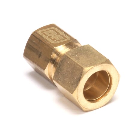 Groen Fitting, Connector, Straight, 1/4in FNPT, Brass Z097074