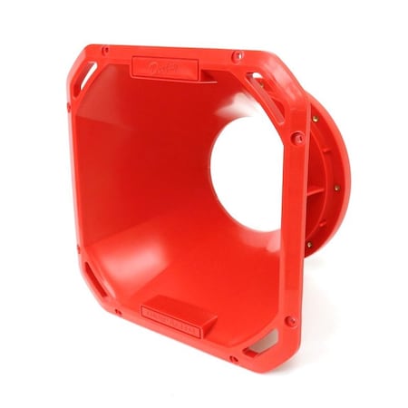 Deejay Led 6.5-in Speaker Despacito Midrange Diffuser Horn w/ Exponential Flare in Red TBHDIF6RED